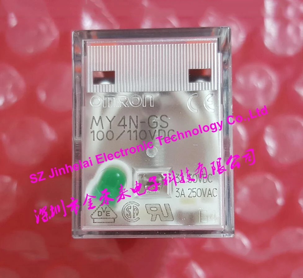 Новое и оригинальное реле OMRON MY4N GS 100/В постоянного тока DC110V (Может ли