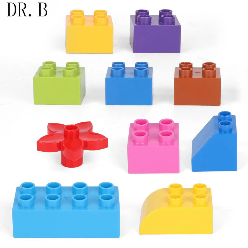 

Large Size Diy City Building Blocks Creative Bricks Sets Children's Educational Toys Accessories Compatible With Duplo