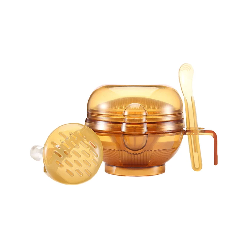 Baby Fruit Grind Bowl Toddler BPA Free Handmade Feeding Food Mill Infant Supplement Manual Processor Container Spoon Tool MY0018 (2)
