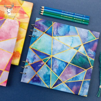 

40 Sheets Impressionist Drawing Paper Sketch Book Set for Watercolor Painting Diary Sketchbook Notebook School Stationery