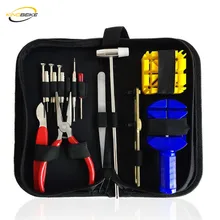 KINGBEIKE Часы Repair Tool Kit Инструменты Horloge Gereedschap Часы Дело открывалка Группа Ссылка булавки Remover отвертки инструменты комплект