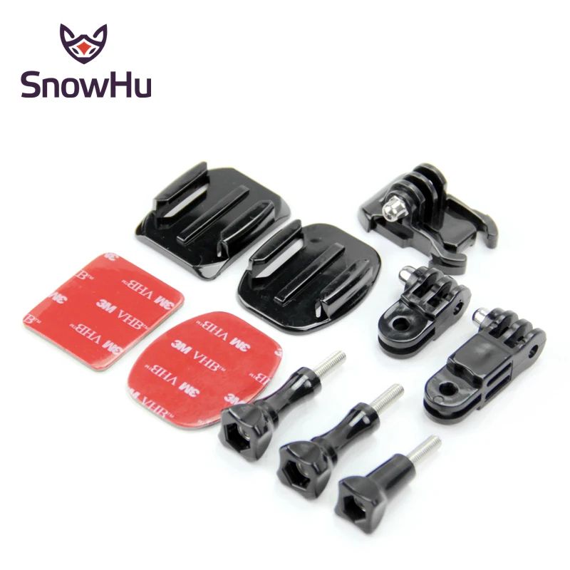 SnowHu для крепления на шлеме наборы 3 х полосная Регулируемые поворотные штанги +