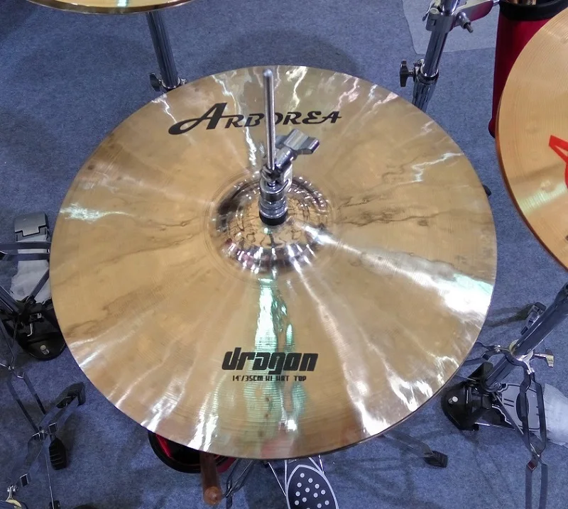 ARBOREA cymbals Dragon 15"HI HAT cymbal,hand made professional CYMBAL