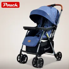 Легкая детская коляска, рама из алюминиевого сплава детская коляска, сложенная детская коляска с колеса из пенорезины, двухсторонняя детская коляска