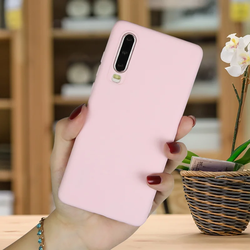 Забавный мультяшный чехол для huawei P30 Pro Чехол P20 Lite P10 P9 Lite P Smart Plus силиконовый чехол для телефона Funda huawei P Smart чехол - Цвет: Pink