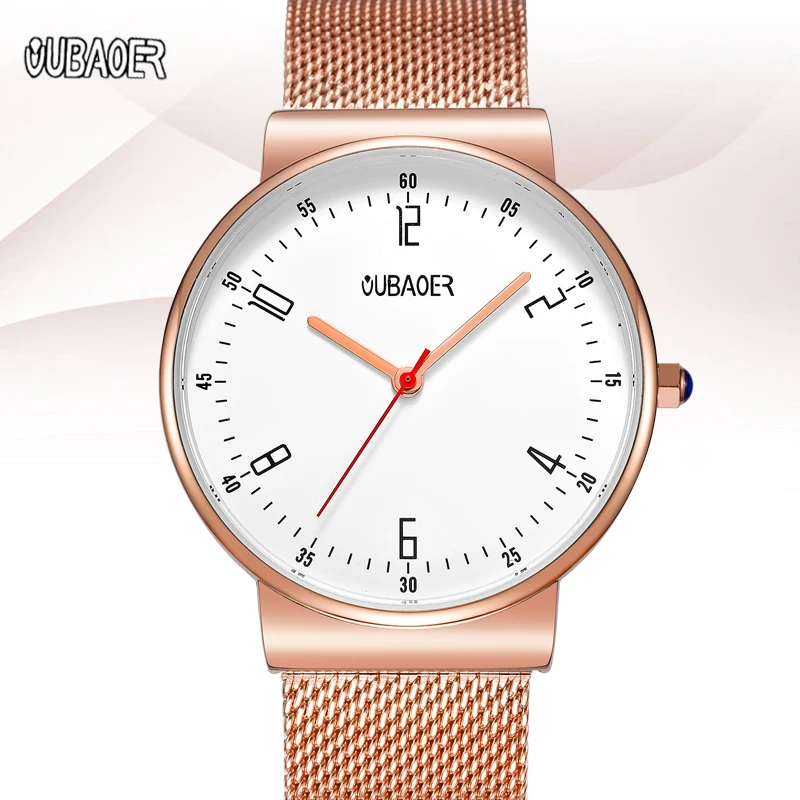 

OUBAOER Military Fashion Men Watches Luxury Stainless Steel Dial Analog Quartz Wrist Watches Men's Watch relogio