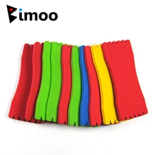 Bimoo 10 шт. цветной Flasher Rig пенопласт Держатель крючок для рыбной ловли магазин EVA 12 см длина