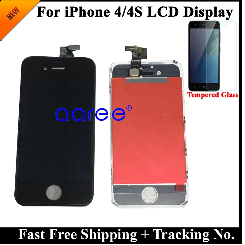 Проверенный ЖК-дисплей класса AAA для iPhone 4 4s LCD iphone 4S Дисплей ЖК-экран с сенсорным