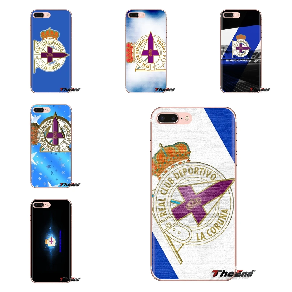 Spain Deportivo La Coruna FC Logo Silicone Phone Shell Case For Xiaomi Redmi 4A S2 Note 3 3S 4 4X 5 Plus 6 7 6A Pro Pocophone F1 |