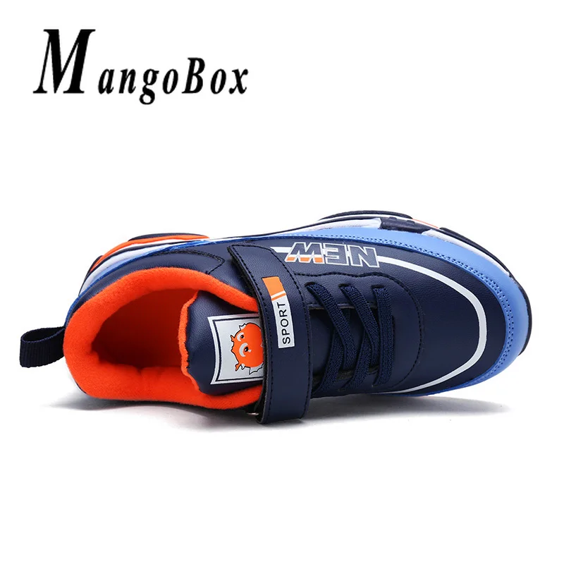 Boys Kids Sport Shoes Dark Blue Red Children Running Boys Shoes Comfortable Jogging Boys Shoes Rubber Sole Athletic Sneakers
