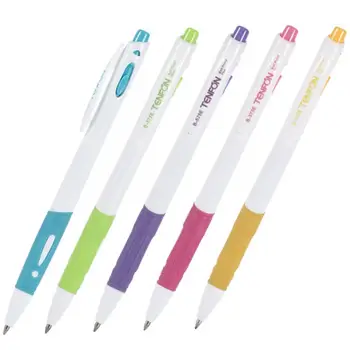 

5 Pcs Ball Pen Plastic Ball Pen Ballpoint Pen Pressed White Rod Ballpoint Pen