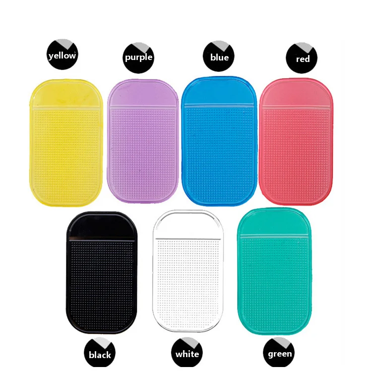 

Car Sticker Color Anti Slip Phone Holder Mat Key Case GPS Charger Holder Sticky Gel Pad for Automoblie Accessories Car Styling