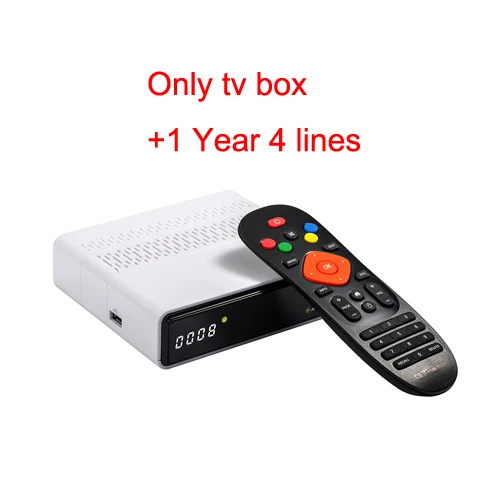 Cccam IP tv Freesat GTmedia GTS Android 6,0 Smart tv BOX Amlogic S905D Combo DVB-S2 спутниковый ресивер 2G/8GB BT4.0 телеприставка - Цвет: TV BOX With 4 CCcam