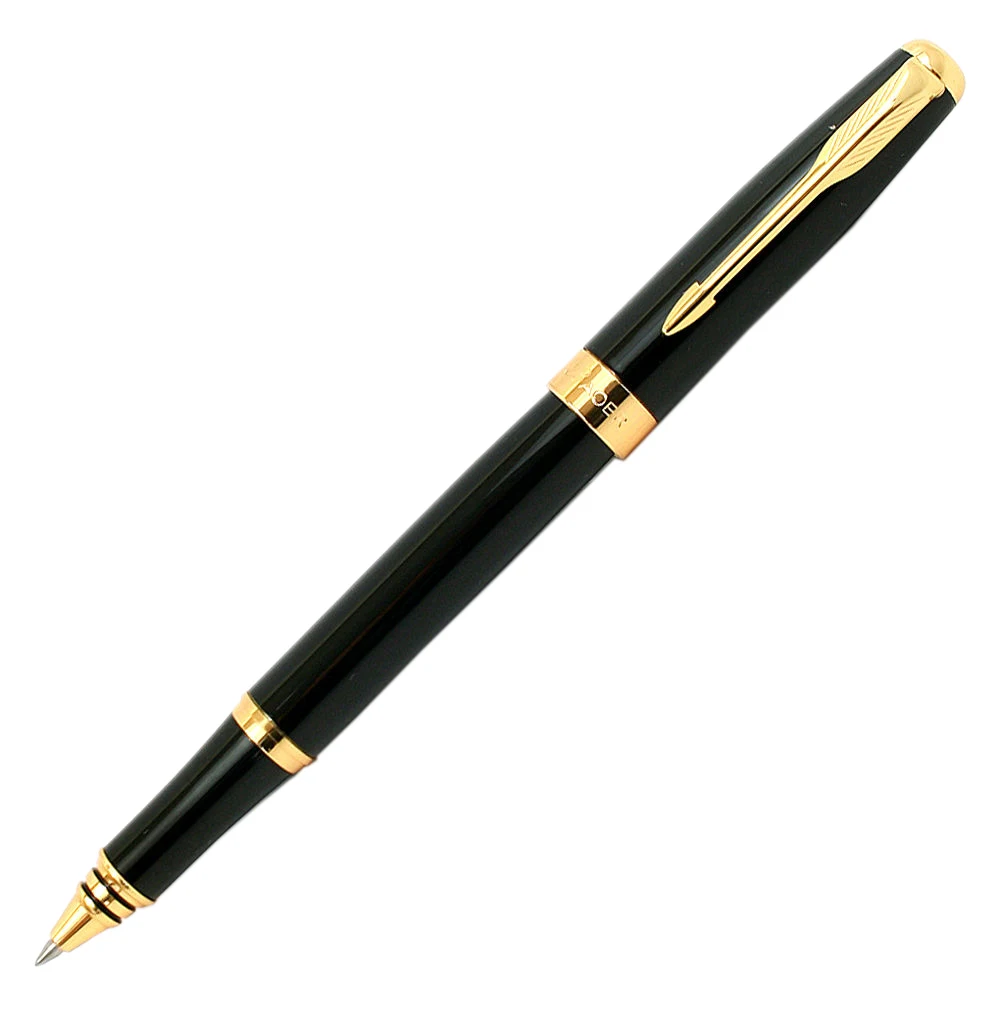 High Quality Silver And Golden Clip Roller Ball Pen Business And School Supplies 