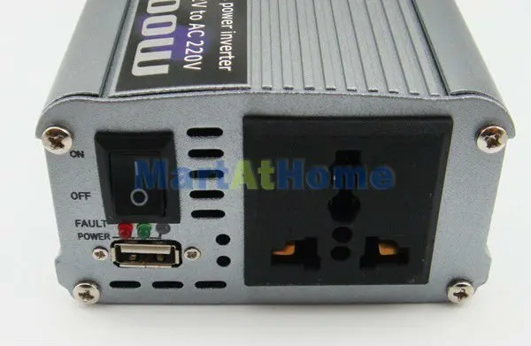 Бесплатная доставка 800 Вт 1200 авто грузовик лодка USB Инвертор мощности 12 В