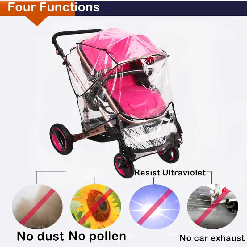 Удобная детская коляска защита от пыли и ветра крышка детская коляска плащ Высокое качество держать от пыли дешево YUJU09LL