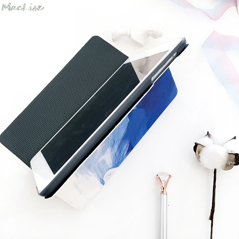 Illustrations PU and PC Material Support Protective Cover Case For iPad Air 1 2 Mini 1234 iPad 234 iPad 9.7inch