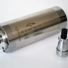 220v 800 Вт с водяным охлаждением двигатель шпинделя ER11 деревообрабатывающие шпинделя 0.8kw 400 Гц фрезерный станок с ЧПУ с водяным охлаждением 65x195 мм 65x158 мм