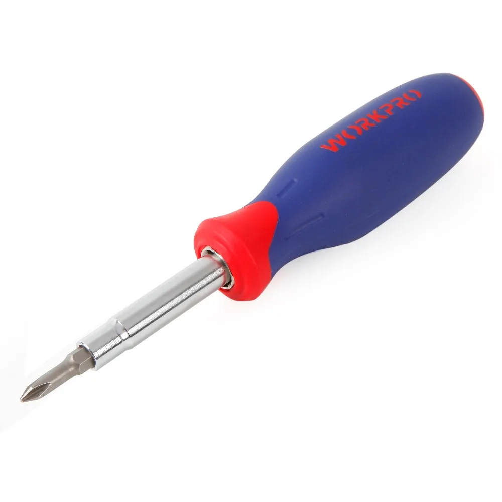 

WORKPRO 6 in 1 Screwdriver Magnetic Double Heads Screwdriver Dismountable Screwdriver