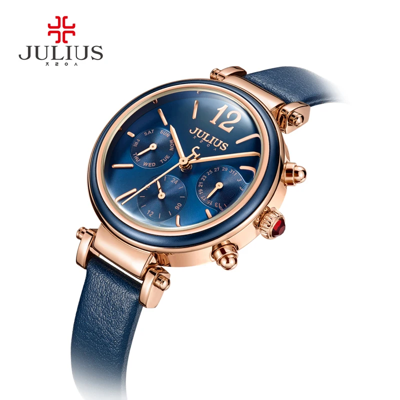 

top Brand Fashion Creative Watches Women Auto Day Date Chronos Quartz Watch Retro Vintage Montre Femme Female Clock JA-958