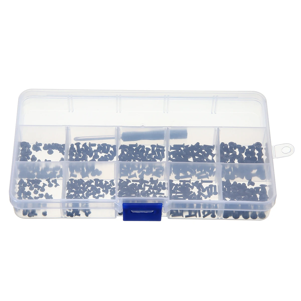 500pcs Alloy Steel Hardware Screw Laptop Computer Screws with screwdriver Set For Universal Laptop Black