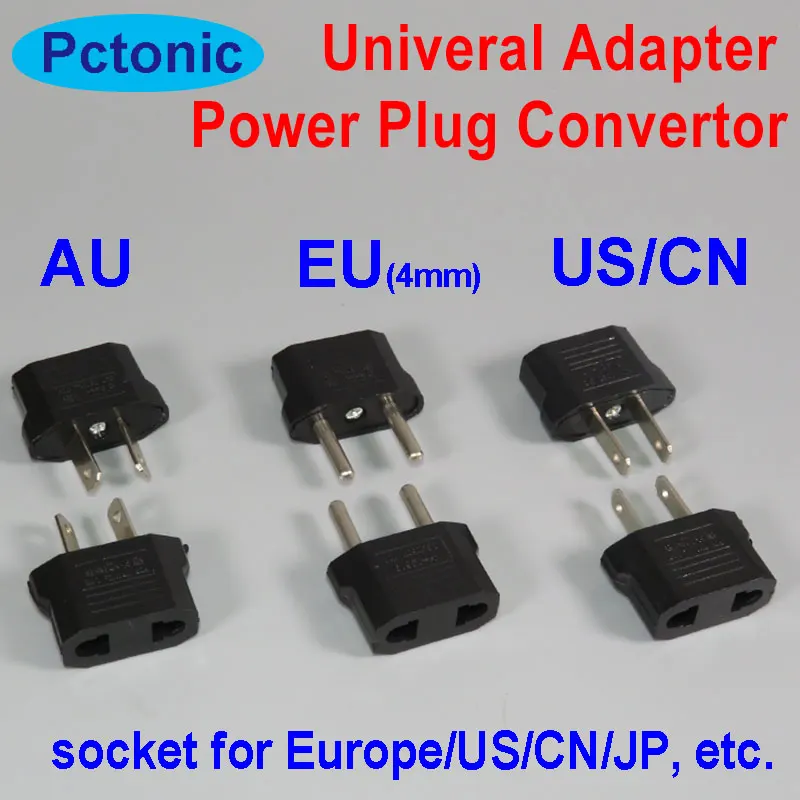 PCTONIC small travel Power plug Convertor Electrical AC ...