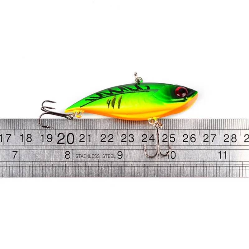 1pcs 11g 6.5cm Plastic VIB Fishing Lure Wobbler Bionic Hard Baits Swimbait  Iscas Artificiais Baits Crankbait Bass Isca Carp