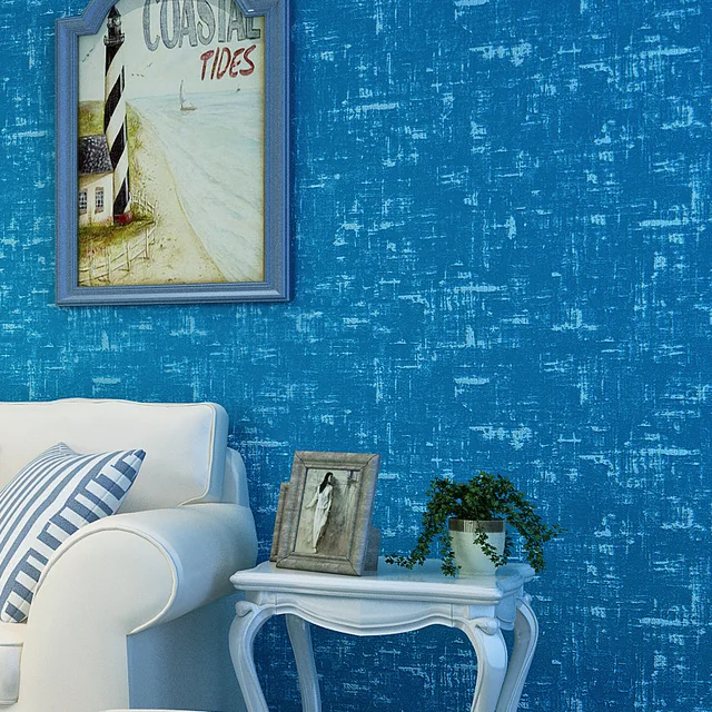 Beibehang Mediterranean Mottled Texture Wallpaper Bedroom Hotel Beibehang Mediterranean Mottled Texture Wallpaper Bedroom Hotel Children S Room Non Woven Plain Color Simple