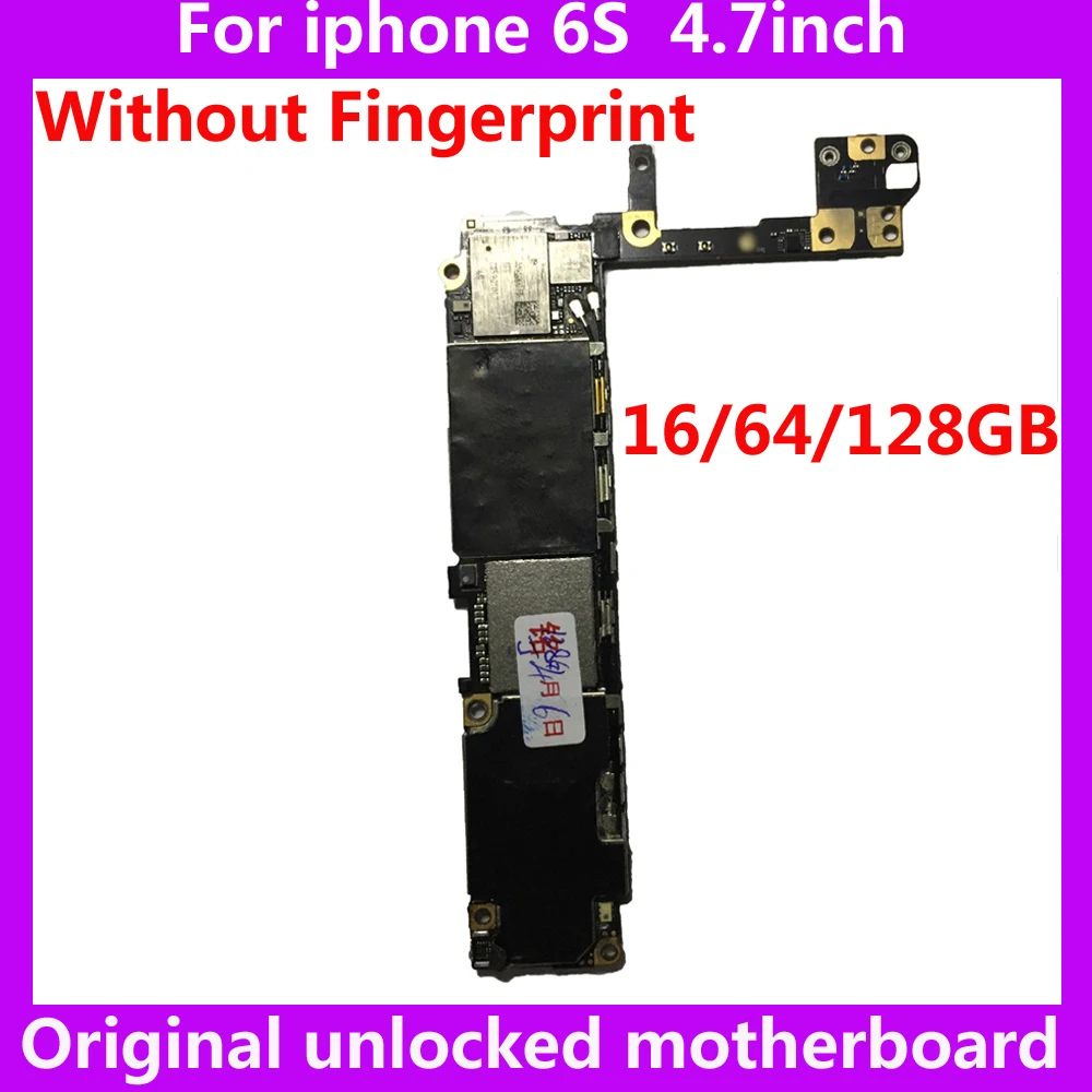Системная логическая плата IOS для iphone 6 S оригинальная материнская 16 Гб 64 128 ГБ