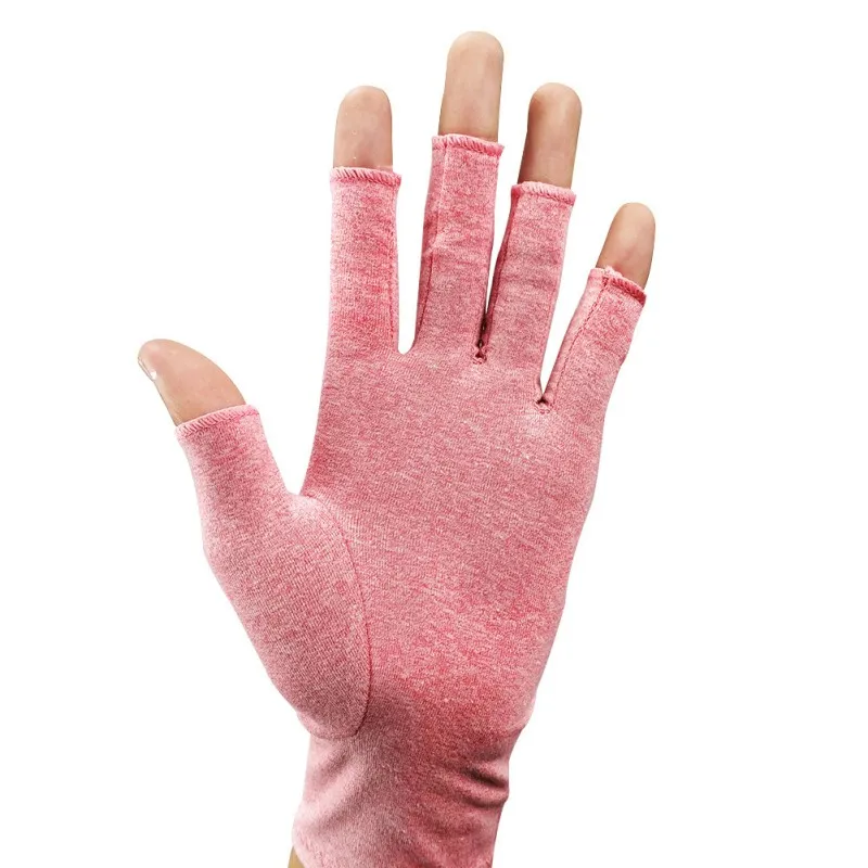 

Arthritis Compression Gloves Relieve Arthritis Symptoms Half Finger Lightweight Breathable Thermal (Arthritis) Wrist support