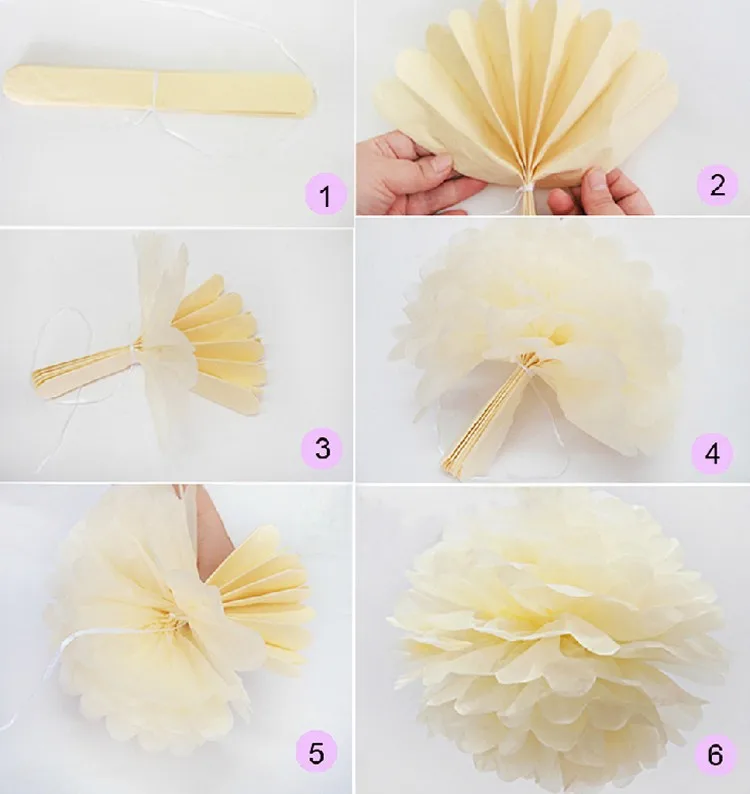 5 шт. 10 дюймов металлический Золотой/Серебряный круг GarlandTissue Pom Poms бумажный цветок