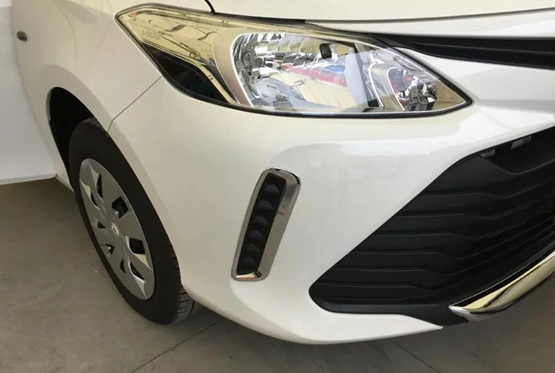 ABS хром передняя фара противотумансветильник фары s наклейка на крышку для Toyota Vios