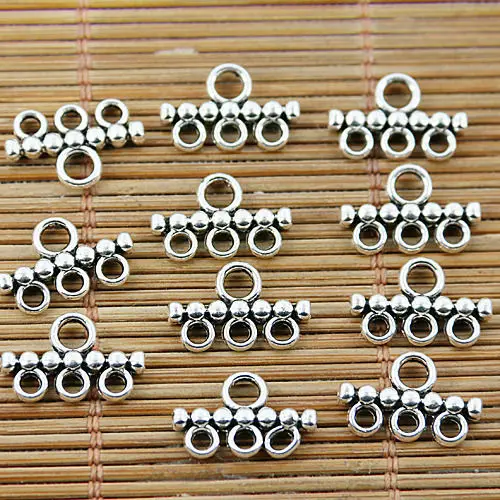 20 шт. тибетский серебристый цвет 1 3 отверстия|designer womens|silver ingotsilver pepper |