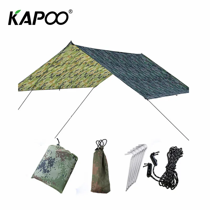 

Outdoor Hammock Canopy Sunshade Beach Camping Tent Waterproof Cloth Moisture-proof For Camping Hiking Hunting leisure Tool
