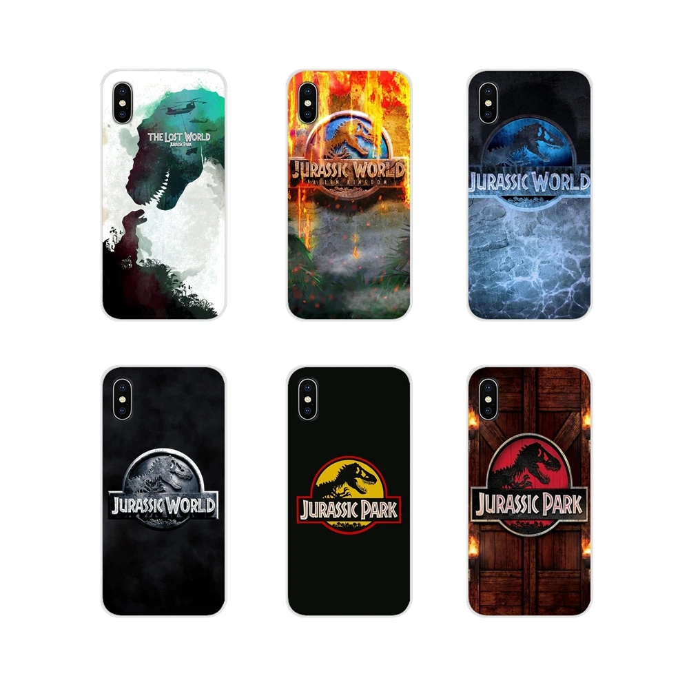 

For Samsung Galaxy J1 J2 J3 J4 J5 J6 J7 J8 Plus 2018 Prime 2015 2016 2017 TPU Transparent Cover Bag Jurassic Park Dinosaur World