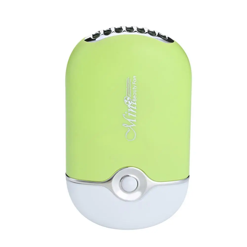 Adoolla USB мини вентилятор для наращивания ресниц лак для ногтей Быстросохнущий - Цвет: Зеленый