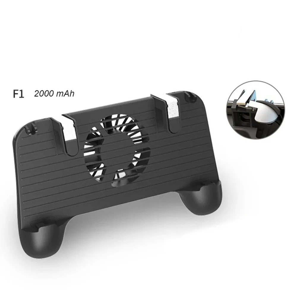  Mobile Phone Gamepad Joystick Controller for PUBG Mobile Ultra-Portable Cooling handle Grip Holder 