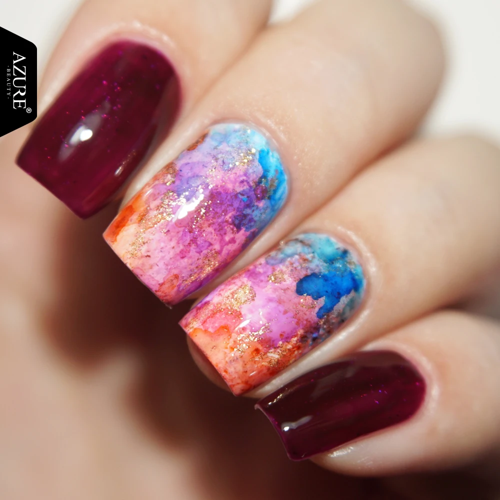 Azure Beauty 9 шт./лот волшебный Цветущий гель для ногтей DIY эффект цветочный Гель лак