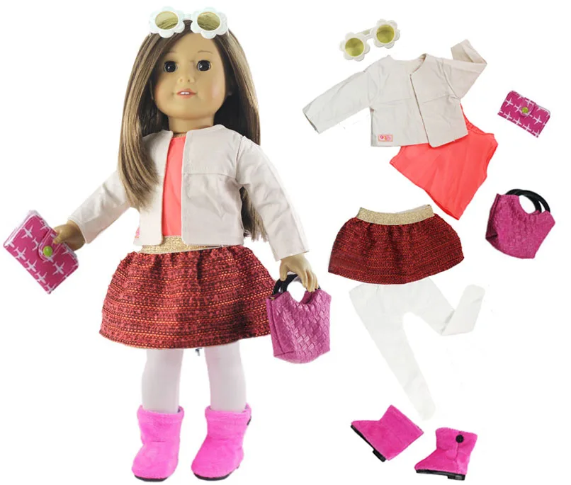 1 Набор Одежда для кукол наряд для 18 дюймов американская кукла много Стиль для выбора A01