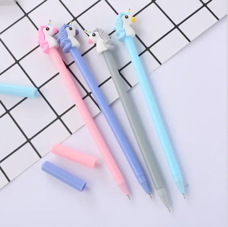 30 шт./лот Kawaii Unicorn Gel pan принадлежности для школы офиса вечеринки гелевые чернила