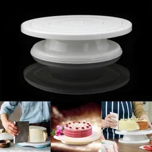28 см кухонная тарелка для торта вращающаяся декоративная подставка платформа поворотный стол круглый вращающийся Торт Поворотный Рождественский выпечки вращающиеся инструменты