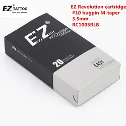 RC1005RLB EZ революция картридж иглы татуировки #10 (0,30 мм) средний конус 3,5 мм Круглый Liner для системы машины 20 шт./лот