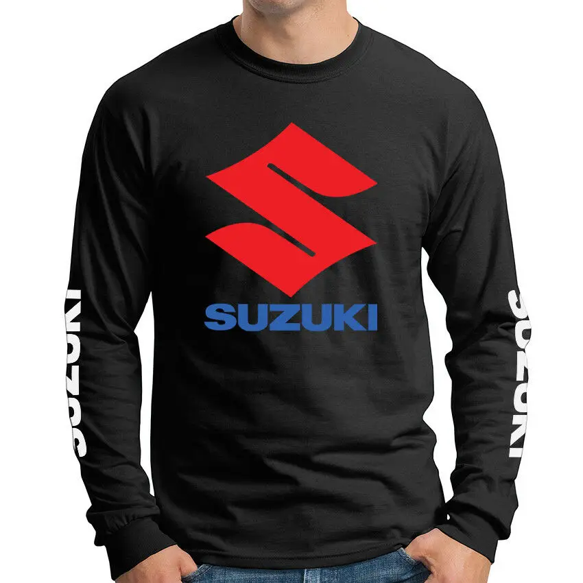 

2019 New for Suzuki Car Racing Motorcycle Bike Biker Moto Long Sleeve T-Shirt Motorcycle tees shirts
