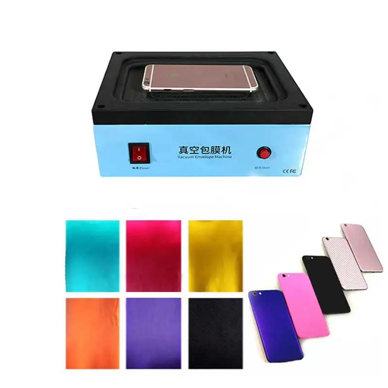

TBK automatic Vacuum coating machine back cover film machine mobile phone Vacuum envelope machine for IPhone SAMSUNG repair tool
