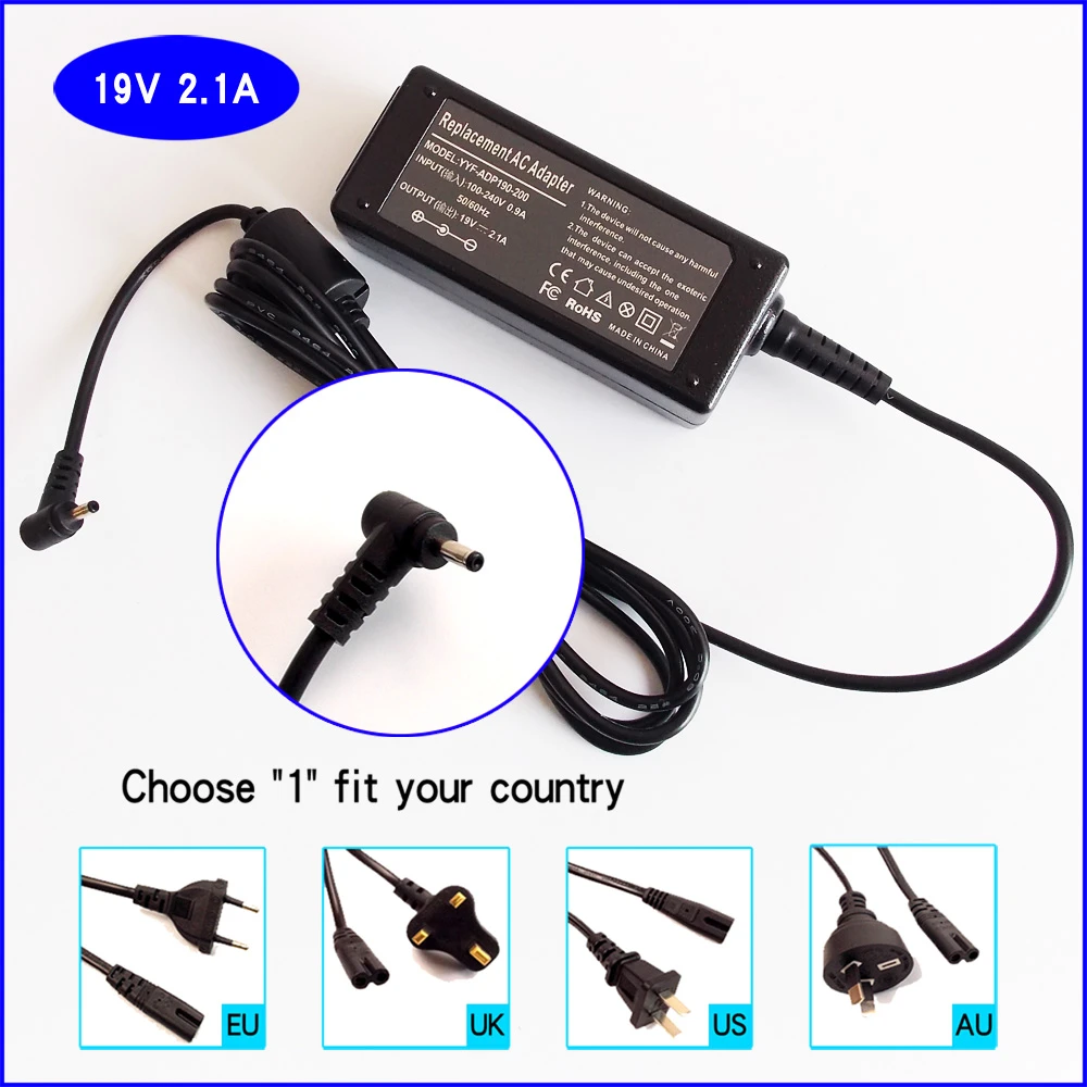 19v 2 1a 40w Laptop Netbook Ac Adapter Battery Charger For Asus Eee Pc Seashell 1005ha Gg 1005ha Vu1x Pi 1005ha Vu1x Bu 1005ha A Charger For Asus 19v 2 1a 40w19v 2 1a Aliexpress