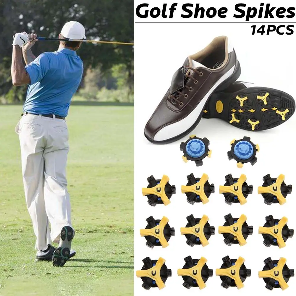 Buy New 14pcs Golf Spikes Pins Fast Twist Shoe Spikes