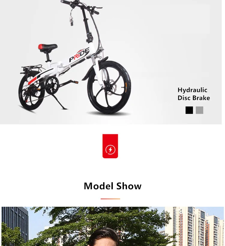 Cheap New Aluminum Alloy frame 20 inch electric bike SHIMAN0 folding mini ebike 200W lithium battery Hydraulic Brake electric bicycle 23