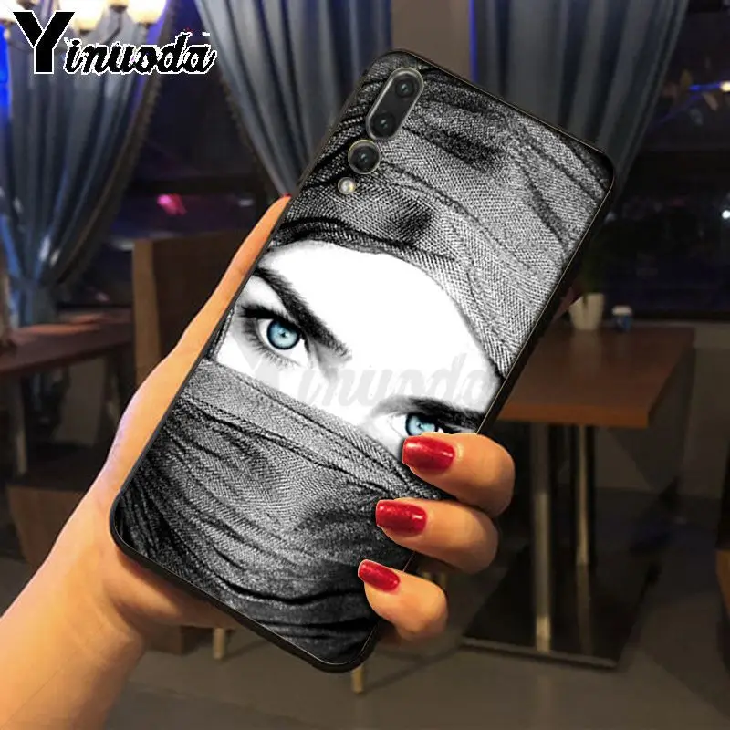Muslim islamic gril eyes