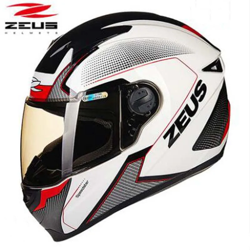 Новинка 2019 зимние теплые мотоциклетные шлемы ZEUS на все лицо для мужчин и женщин