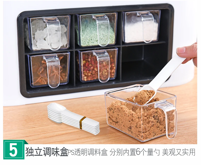 A1 многофункциональная кухонная стойка коробка для приправ хранилище для банок с приправами стойка для палочек для еды Комбинированный держатель для инструмента Lu42017